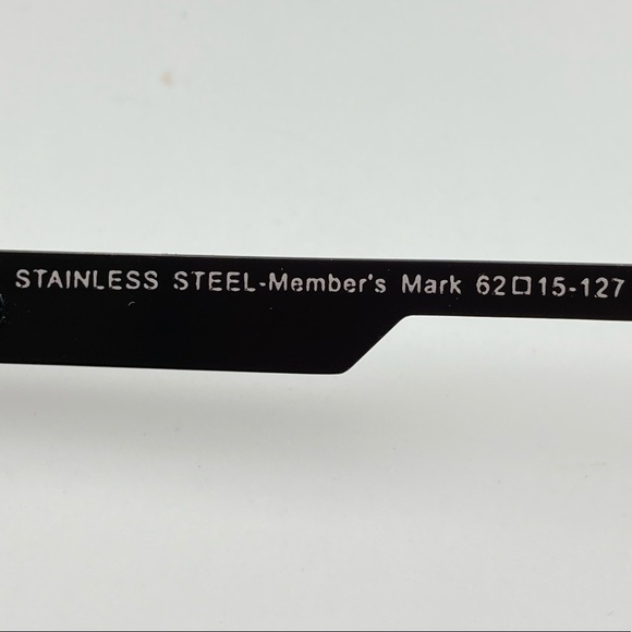 VEZA Black Aviator Sunglasses Frames Members Mark - Picture 6 of 7